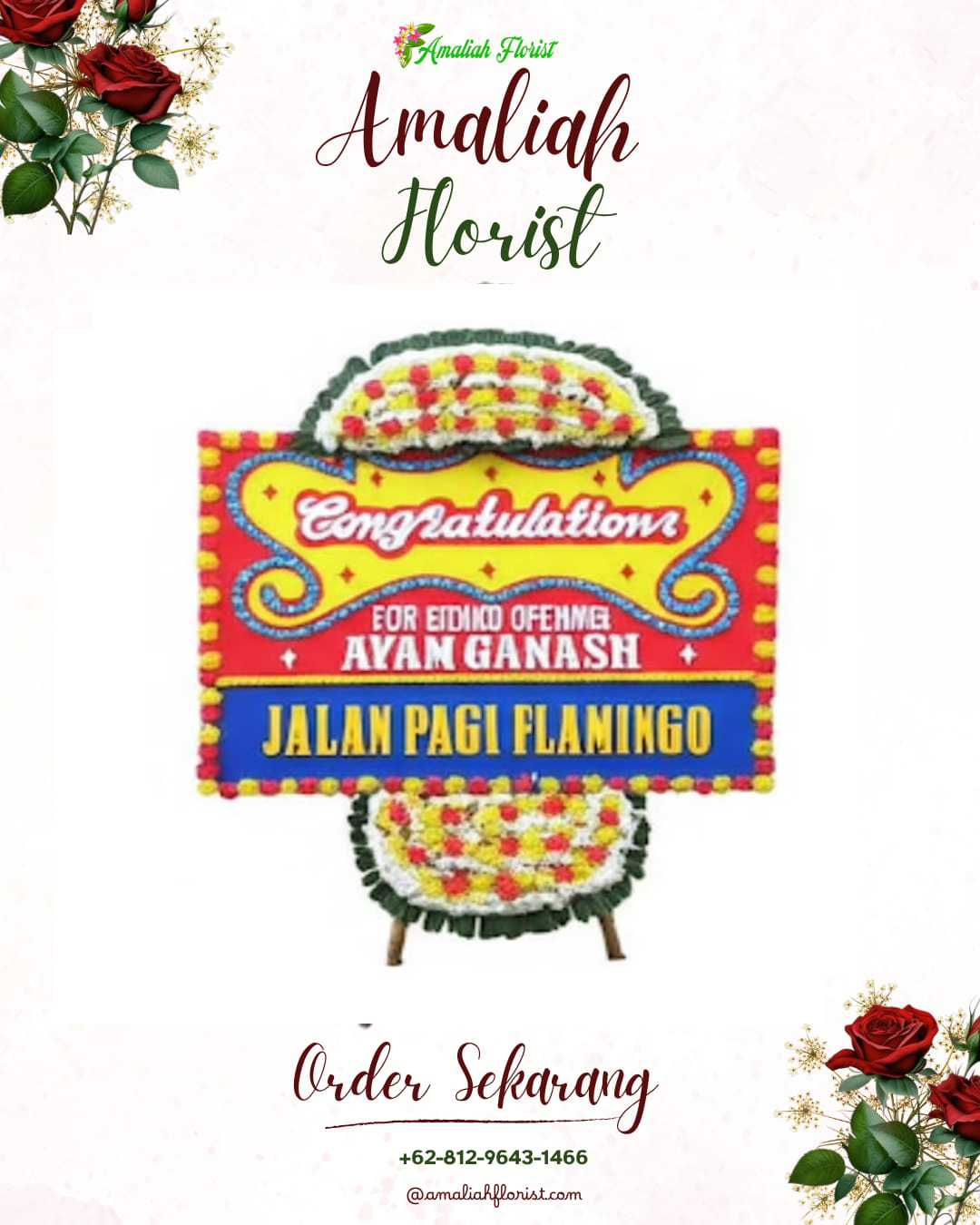 Sewa Papan Bunga Jenu